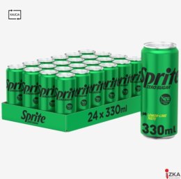Napój SPRITE ZERO 0.33L PUSZKA (24szt.) KAUCJA
