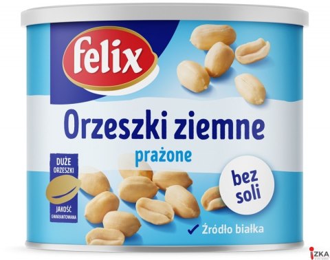 Orzeszki ziemne prażone bez soli FELIX 140g puszka