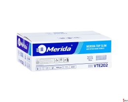 Ręczniki składane ZZ 3000 listków, 25pacz., białe, MERIDA TOP SLIM VTE202 SALE HIGIENA