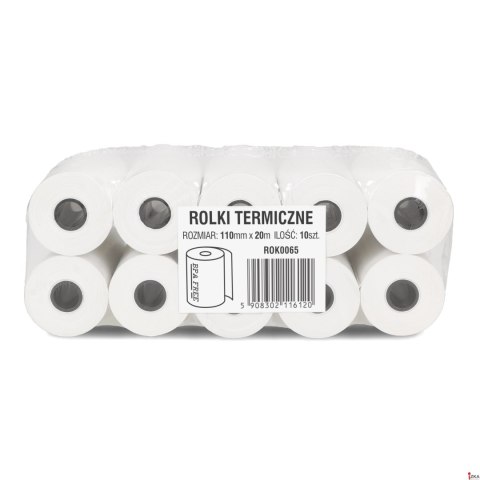 Rolki termiczne DOTTS 110mm x 20m (10szt) BPA FREE