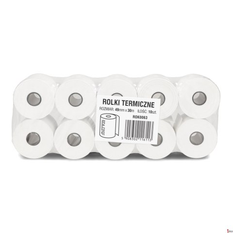 Rolki termiczne DOTTS 49mm x 30m (10szt) BPA FREE