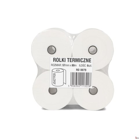 Rolki termiczne DOTTS 57mm x 90m (4szt) BPA FREE