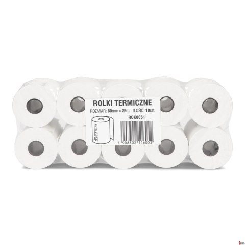 Rolki termiczne DOTTS 80mm x 25m (10szt) BPA FREE