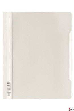 Skoroszyt twardy A4 z przezroczystą okładką, standardowy z PVC, biały, 257002 DURABLE