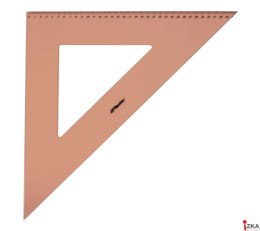 Trojkat plastikowy 45 stopni, 50 cm, 10011 równoramienny LENIAR SALE