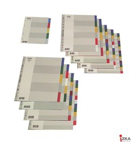 (WYCOFANE)Przekładki A4 5 kolorów PP 6005 BANTEX _ E17215520/100205041 SALE