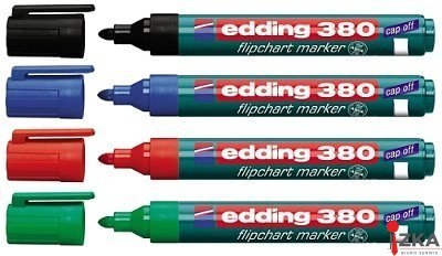 Marker flipchart okrągły 1.5-3mm niebieski EDDING 380/003/N