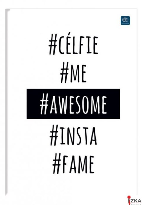 Brulion A4 96k kratka twarda oprawa INTERDRUK