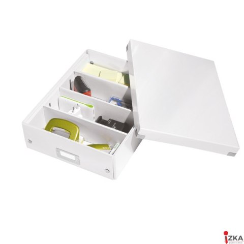 Pudełko z przegródkami LEITZ C&S duże białe 60580001
