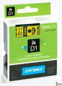 Taśma DYMO D1 - 19 mm x 7 m, czarny / żółty S0720880 do drukarek etykiet