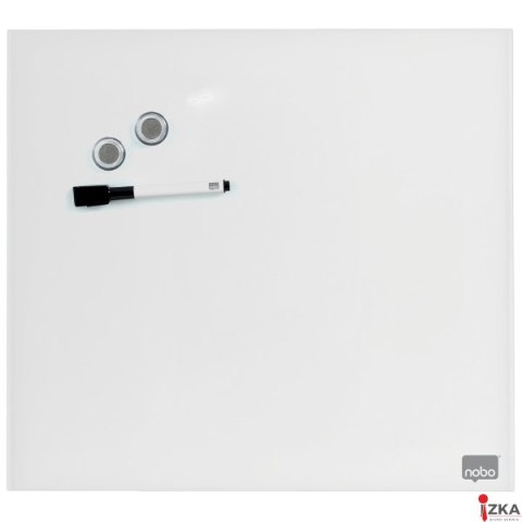 Tablica szklana NOBO Diamond Glass biała 450x450 1903957