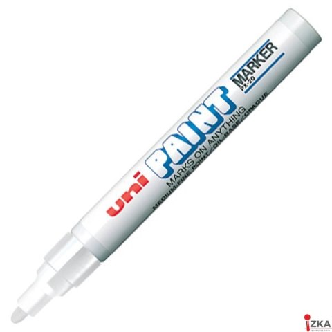 Marker olejowy UNI PX-20 biały UNPX20/DBI Marker olejowy UNI PX-20 biały UNPX20/DBI