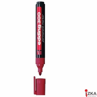Foliopis 300-2 czerwony EDDING okrągła końcówka