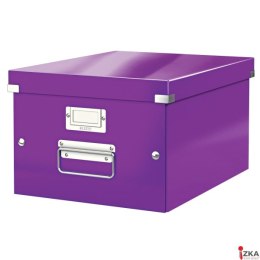 Pudełko LEITZ Click & Store A4 fioletowe 60440062