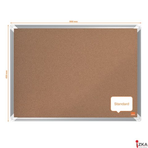 Tablica ogłoszeniowa korkowa Nobo Premium Plus 600x450mm 1915179