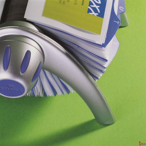 Kartoteka obrotowa VISIFIX flip na 400 wizytówek srebrna DURABLE 2417-23 Kartoteka obrotowa VISIFIX flip na 400 wizytówek srebrna DURABLE 2417-23