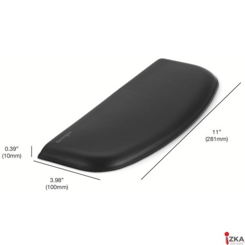 Podkładka Kensington ErgoSoft pod nadgarstki do klawiatur płaskich i kompaktowych, czarna K52801EU