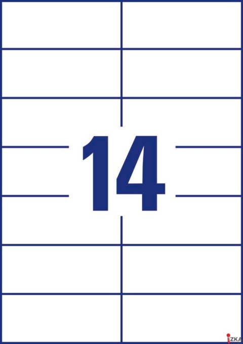 Trwałe etykiety uniwersalne 3653 105x42,3 100ark Avery Zweckform