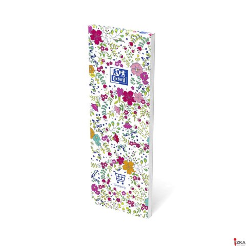 Blok notatnikowy Oxford Floral - lista zakupowa 400111054