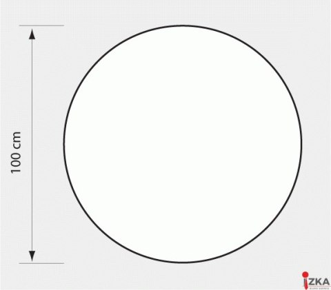 Mata pod krzesło DOTTS na podłogę średnica 100cm miękka okrągła Mata pod krzesło DOTTS na podłogę średnica 100cm miękka okrągła