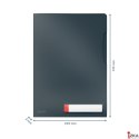 Folder A4 z kieszonką na etykietę Leitz Cosy, szara 47080089