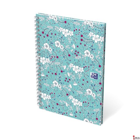 Kołonotatnik A5 60 kartek kratka/tagi Floral Oxford 400094951 Kołonotatnik A5 60 kartek kratka/tagi Floral Oxford 400094951