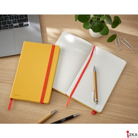 Notatnik Leitz Cosy, A5, kratka, żółty 44540019