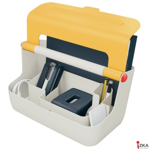 Pojemnik z uchwytem Leitz Cosy, żółty 61250019