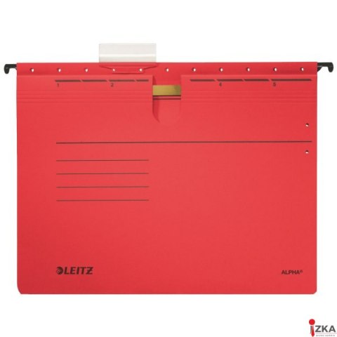 Skoroszyt zawieszany ALPHA czerwony Leitz 19840125