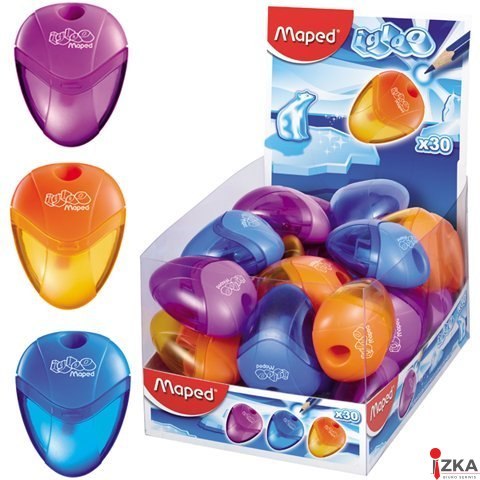 Temperówka plastikowa IGLOO 1 z jednym otworem MAPED 534754 Temperówka plastikowa IGLOO 1 z jednym otworem MAPED 534754