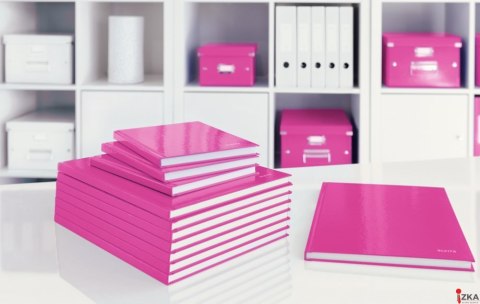 Brulion_w kratkę A4 LEITZ WOW różowy 46261123