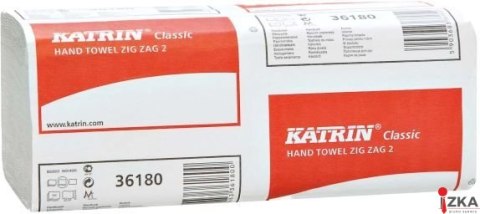 Ręczniki składane KATRIN CLASSIC Zig Zag 2, ZZ, 65944, opakowanie: 20 owijek