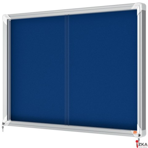 Gablota filcowa Nobo Premium Plus 8xA4, niebieska (drzwiczki przesówne) 1902565