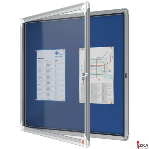 Gablota filcowa wewnętrzna Nobo Premium Plus 6xA4, niebieska 1902555