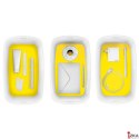 Pojemnik MyBox mały z pokrywką, biało-żółty 52291016 LEITZ