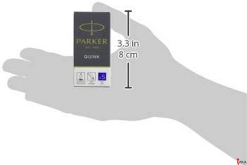 Naboje z Atramentem QUINK - STANDARD niebieski - 5 szt. w pudełku 1950384 PARKER Naboje z Atramentem QUINK - STANDARD niebieski - 5 szt. w pudełku 1950384 PARKER