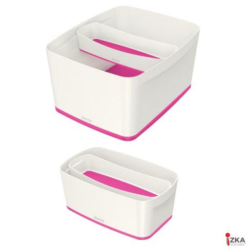 Organizer MyBOX podłużny biało-różowy LEITZ 52581023