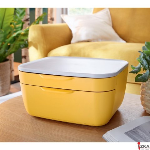 Pojemnik z szufladami Leitz Cosy, żółty 53570019 Pojemnik z szufladami Leitz Cosy, żółty 53570019