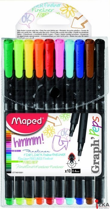 Cienkopis GRAPH PEPS 10szt.etui 749150 MAPED 0.4mm Cienkopis GRAPH PEPS 10szt.etui 749150 MAPED 0.4mm