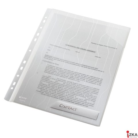 Folder_LEITZ Combifile usztywniony biały przezroczty (3szt) 47280003