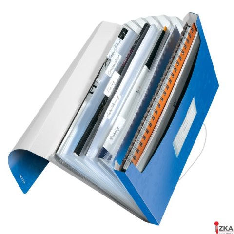 Teczka 6przegródek LEITZ WOW A4 niebieska 250k 45890036 Teczka 6przegródek LEITZ WOW A4 niebieska 250k 45890036