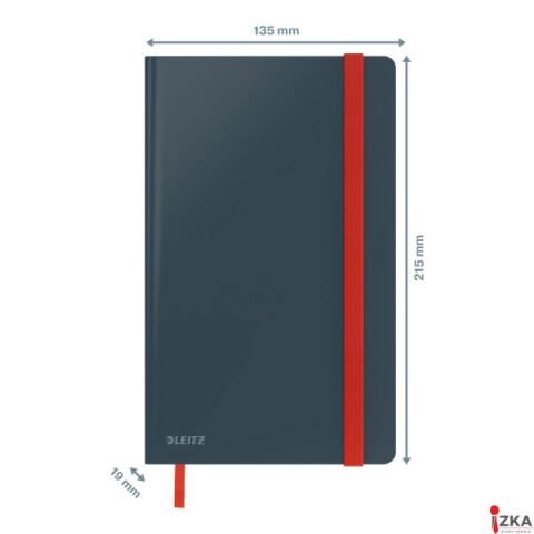 Notatnik Leitz Cosy, A5, kratka, szary 44540089