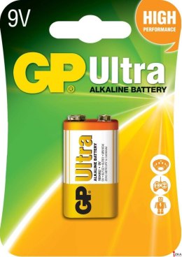 Bateria alkaliczna GP Ultra 9V / 6LR61 9.0V GPPVA9VAU010