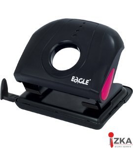 Dziurkacz P5180M EAGLE czerwony, dziurkuje 20 kartek, 110-1516