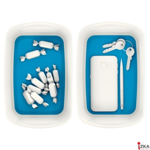 Pojemnik MyBOX bez pokrywki biało-niebieski LEITZ 52571036