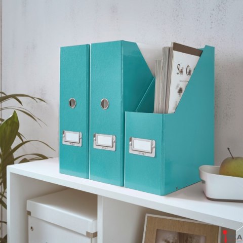 Pojemnik na czasopisma turkusowy LEITZ Click & Store 60470051 Pojemnik na czasopisma turkusowy LEITZ Click & Store 60470051
