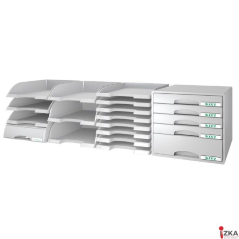 Półka na dokumenty LEITZ Plus szary 52272085 Półka na dokumenty LEITZ Plus szary 52272085