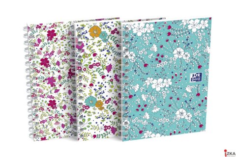 Kołonotatnik A6 50 kartek kratka Floral Oxford 400094826 Kołonotatnik A6 50 kartek kratka Floral Oxford 400094826