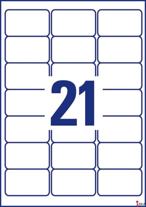 Etykiety adresowe L7560-25 63,5 x 38,1 25 ark przezroczyste, Avery Zweckform Etykiety adresowe L7560-25 63,5 x 38,1 25 ark przezroczyste, Avery Zweckform