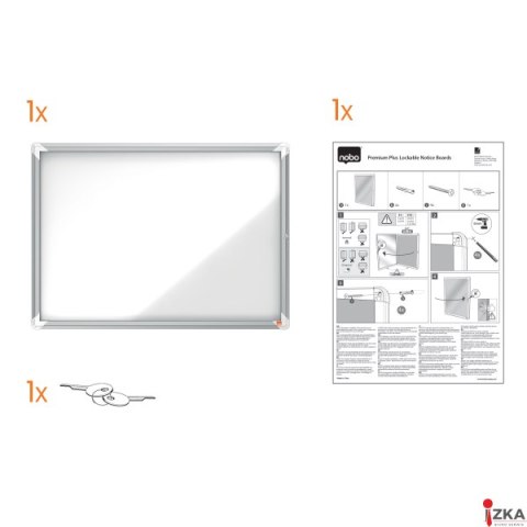 Gablota magnetyczna zewnętrzna Nobo Premium Plus 8xA4 1902579